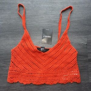Forever 21 burnt orange tank top, size small